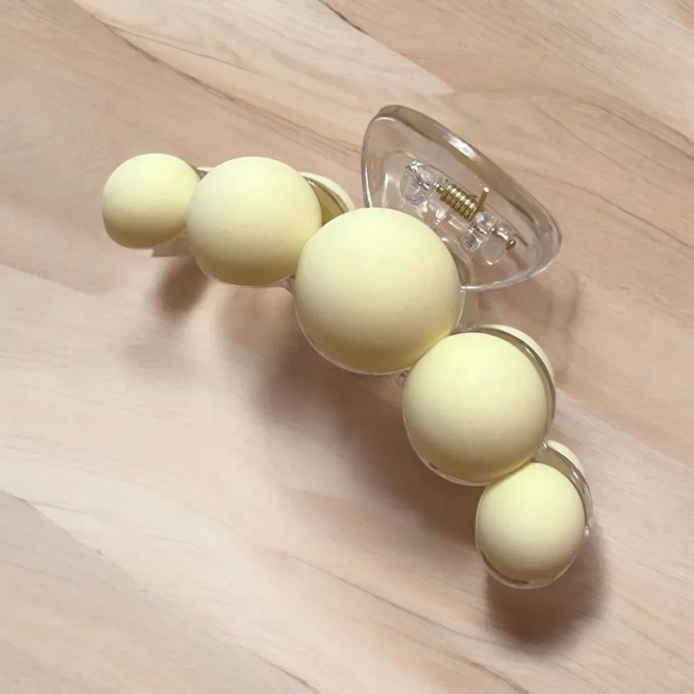 🤯5/$25🤯 Yellow Bubble Hair Claw